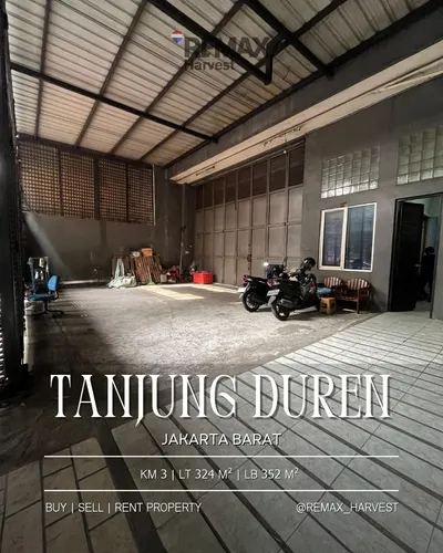 Rumah Plus Gudang Strategis Tanjung Duren