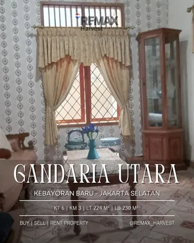 Rumah Gandaria Utara Kebayoran Baru