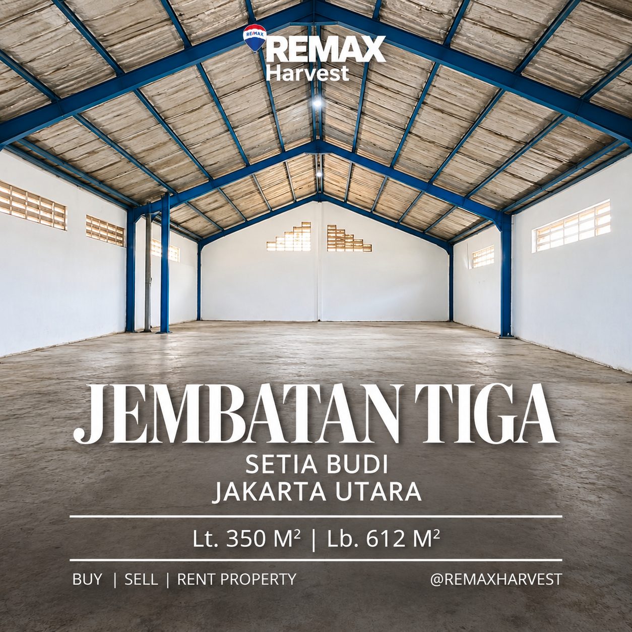Gudang + Rumah / Kantor di Sinar Budi Jakarta Utara